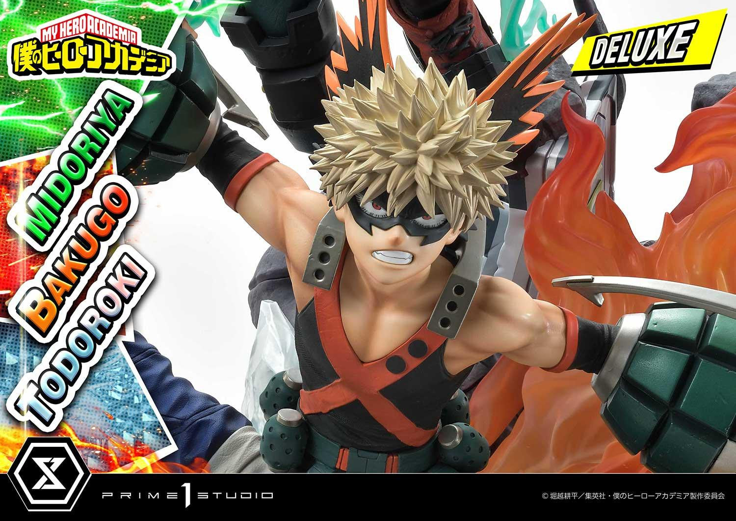 My Hero Academia Ultimate Premium Masterline - Izuku Midoriya Katsuki Bakugo and Shoto Todoroki DX Bonus Edition