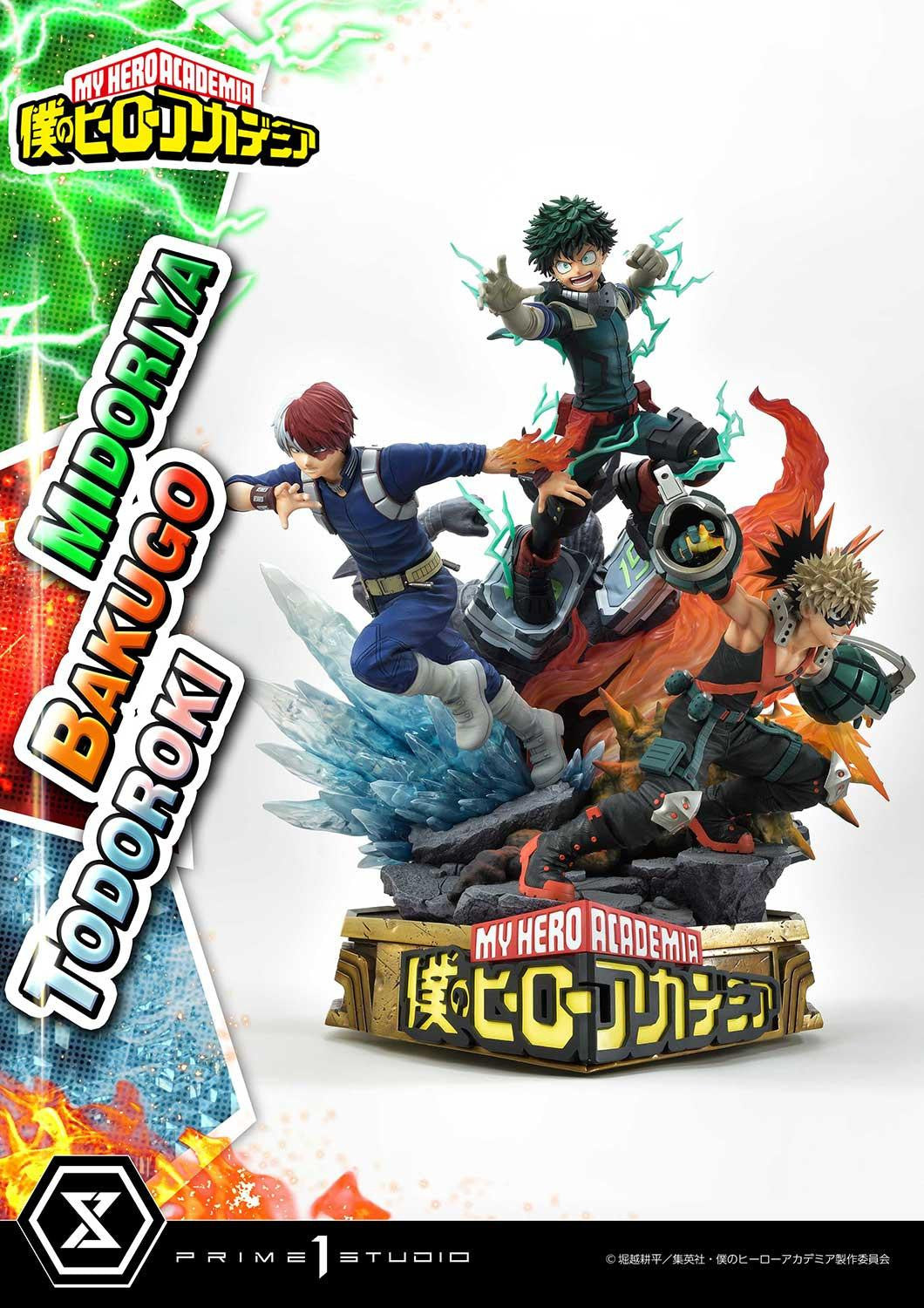 My Hero Academia Ultimate Premium Masterline - Izuku Midoriya Katsuki Bakugo and Shoto Todoroki DX Bonus Edition