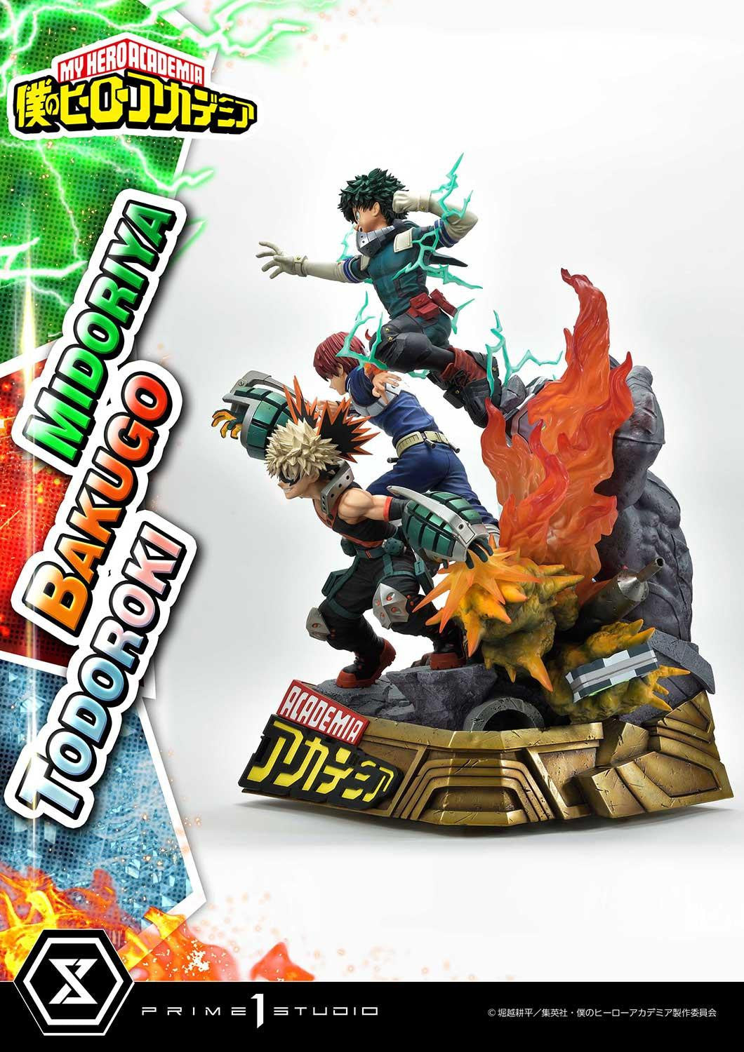 My Hero Academia Ultimate Premium Masterline - Izuku Midoriya Katsuki Bakugo and Shoto Todoroki DX Bonus Edition