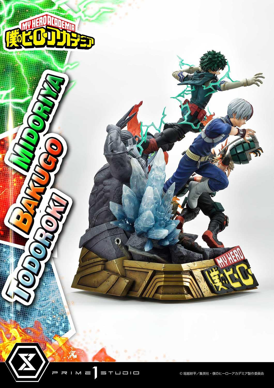 My Hero Academia Ultimate Premium Masterline - Izuku Midoriya Katsuki Bakugo and Shoto Todoroki DX Bonus Edition