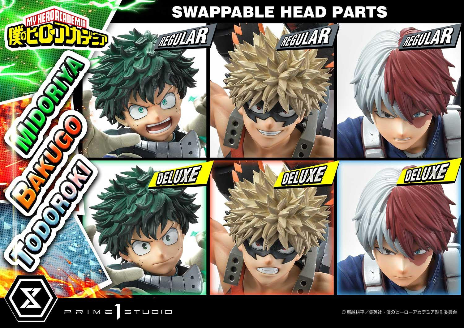 My Hero Academia Ultimate Premium Masterline - Izuku Midoriya Katsuki Bakugo and Shoto Todoroki DX Bonus Edition