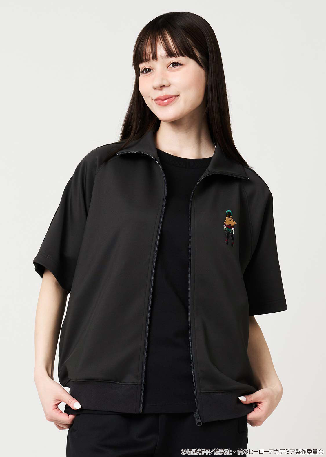 My Hero Academia X Graniph Fashion Collection - A Young Woman's Declaration Short-Sleeved Track Jacket