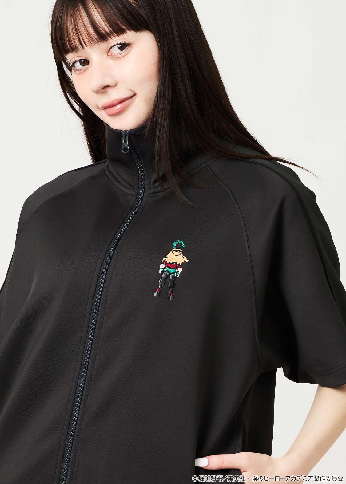 My Hero Academia X Graniph Fashion Collection - A Young Woman's Declaration Short-Sleeved Track Jacket