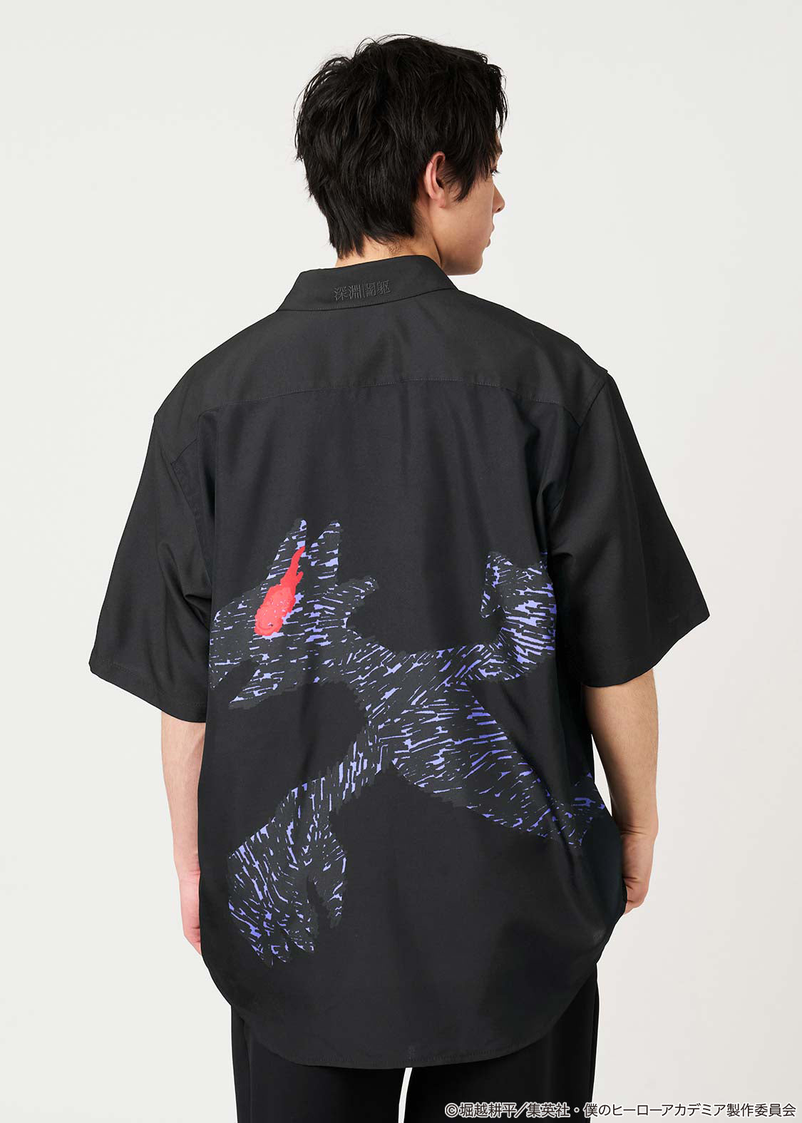 My Hero Academia X Graniph Fashion Collection - Black Abyss Loose Fit Short Sleeve Shirt