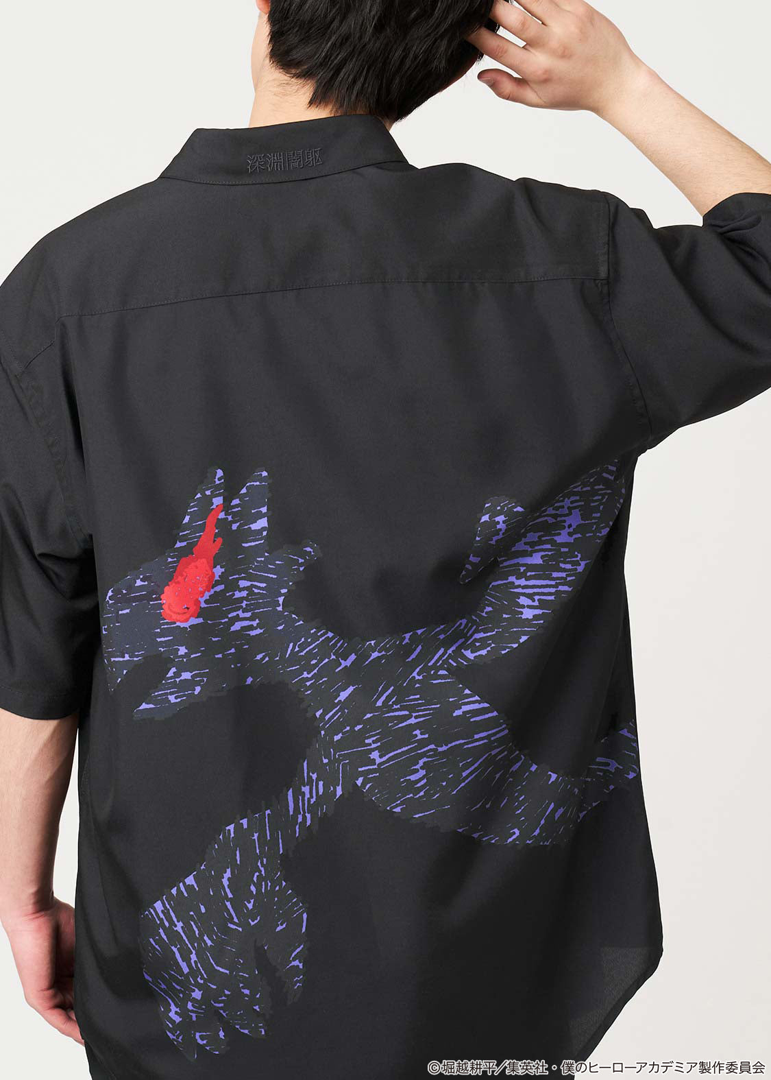 My Hero Academia X Graniph Fashion Collection - Black Abyss Loose Fit Short Sleeve Shirt