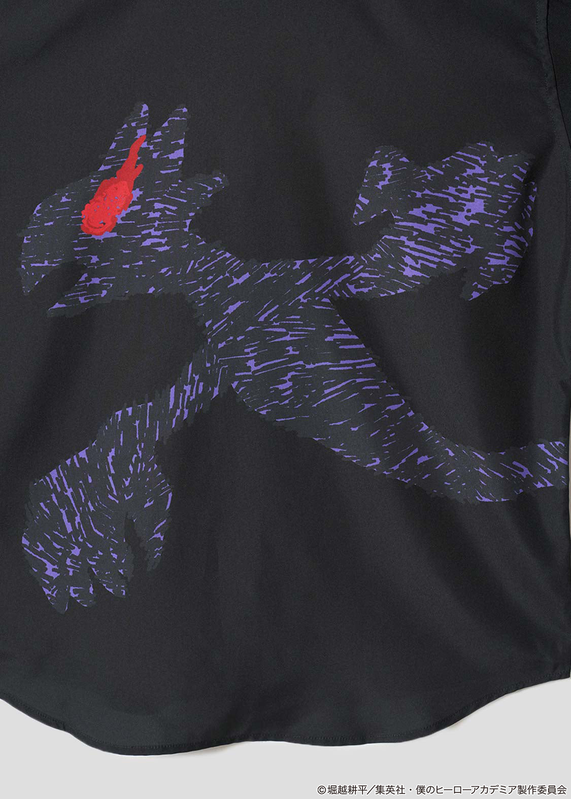 My Hero Academia X Graniph Fashion Collection - Black Abyss Loose Fit Short Sleeve Shirt