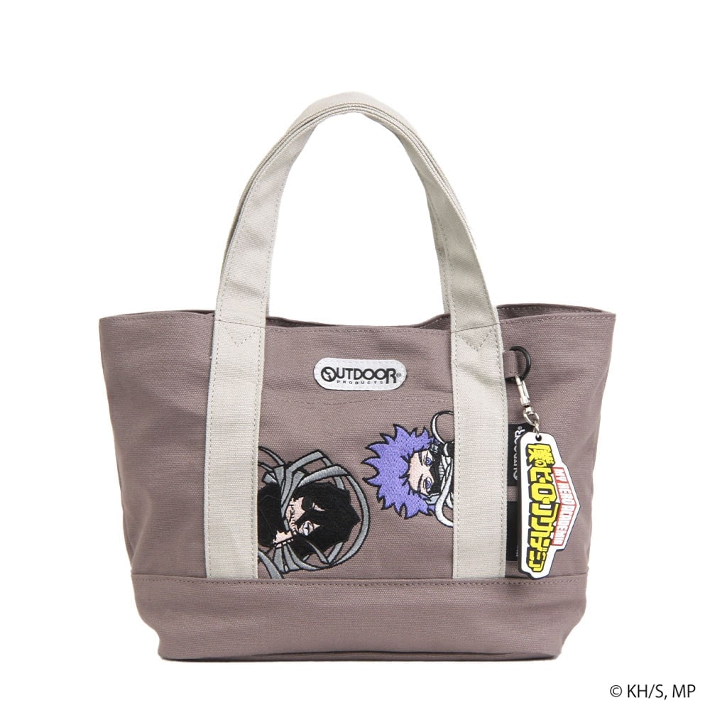 My Hero Academia x OUTDOOR Products - Hitoshi Shinso x Shota Aizawa Mini Character Tote Bag with Keychain