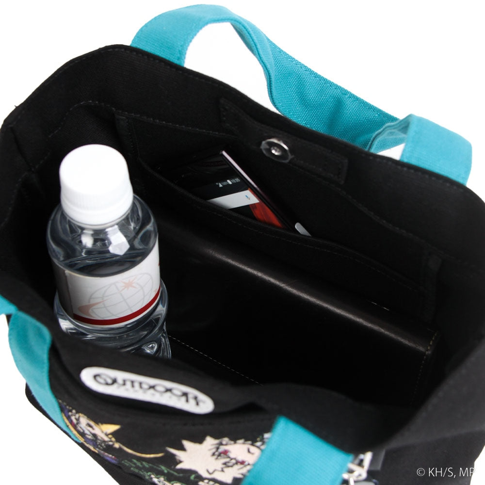 My Hero Academia x OUTDOOR Products - Izuku Midoriya x Katsuki Bakugo x All Might Mini Character Tote Bag with Keychain