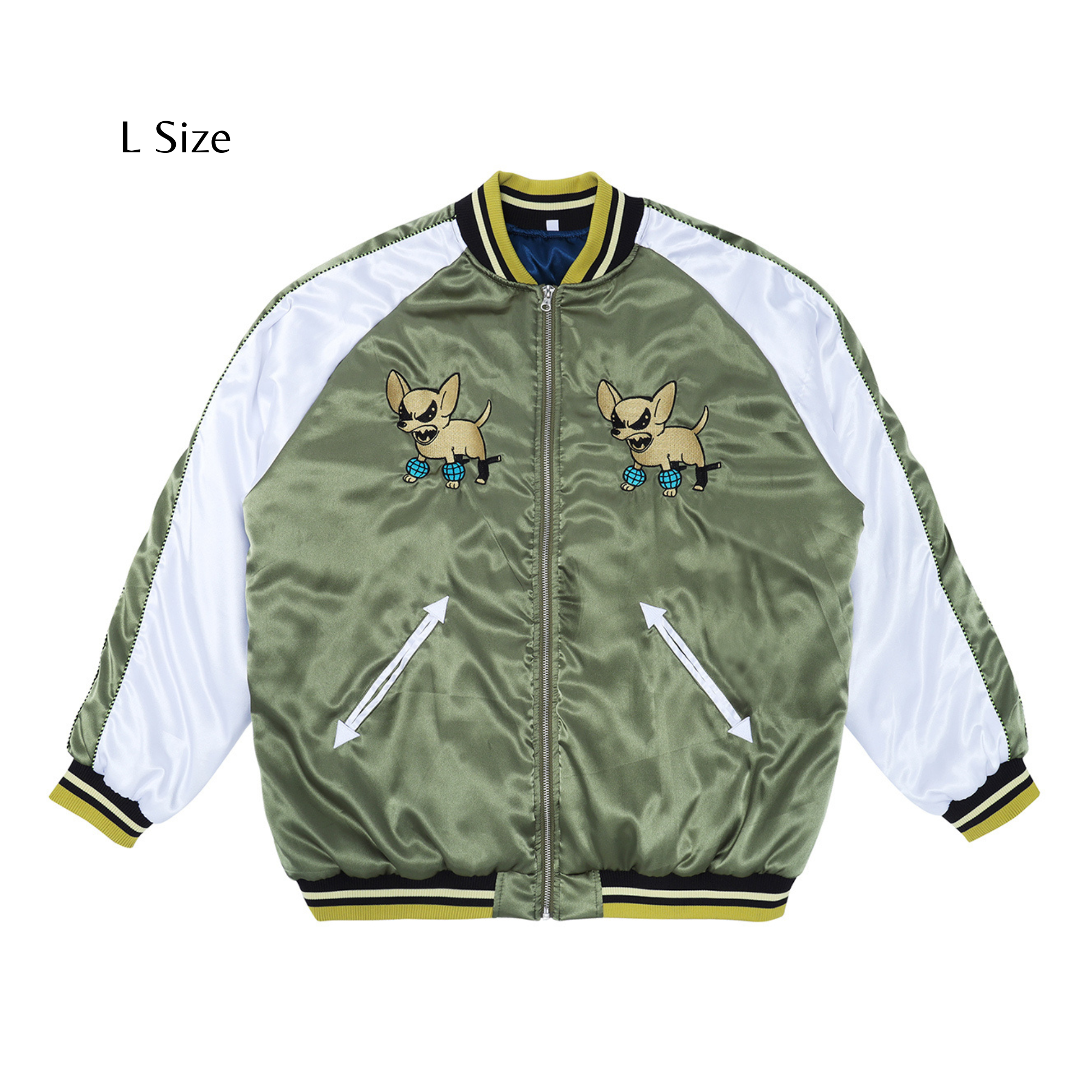 My Hero Academia Original Art Exhibition - Sukajan Satin Jacket Great Explosion Murder God Dynamight