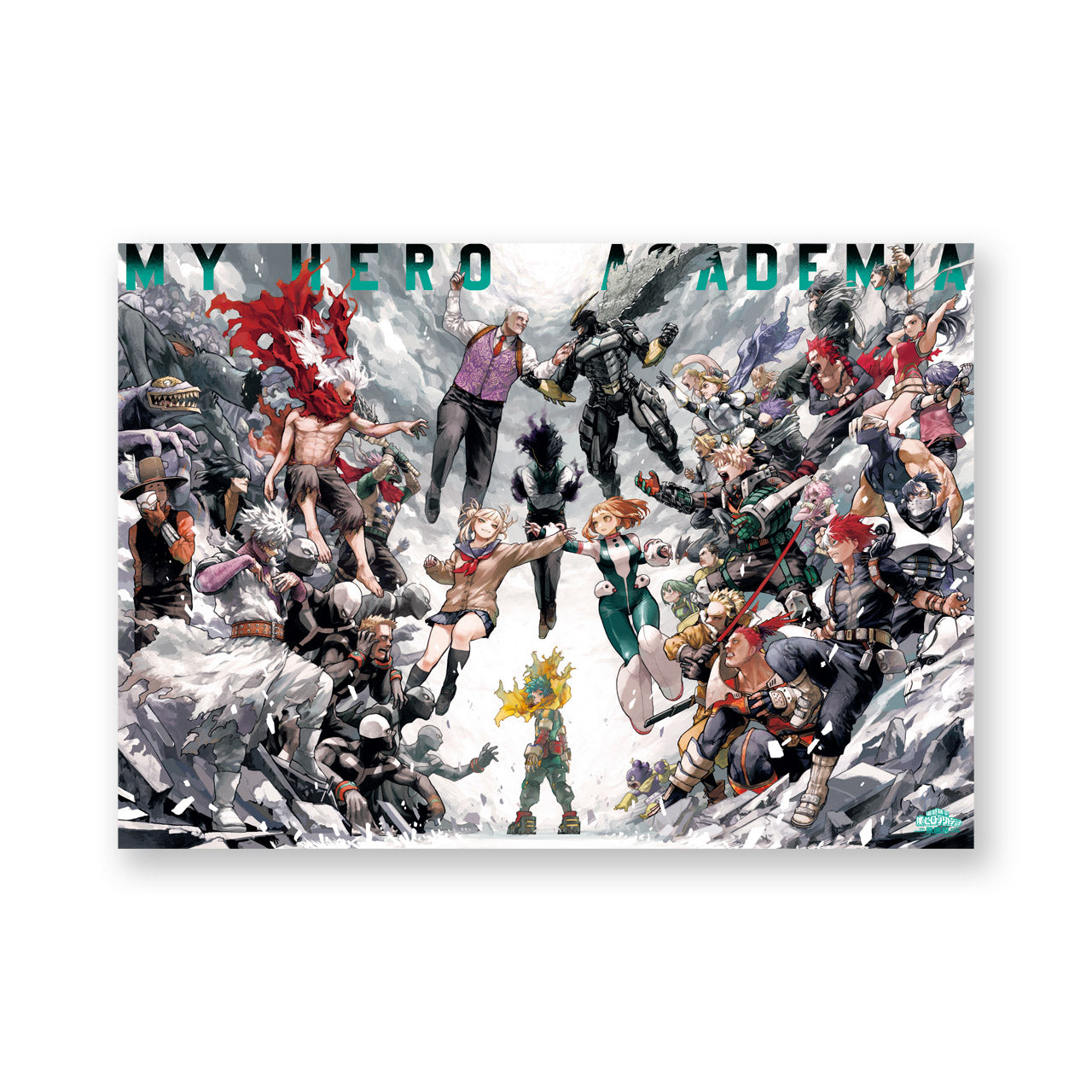 My Hero Academia Original Art Exhibition - B2 Poster Key Visual Hero VS Villain