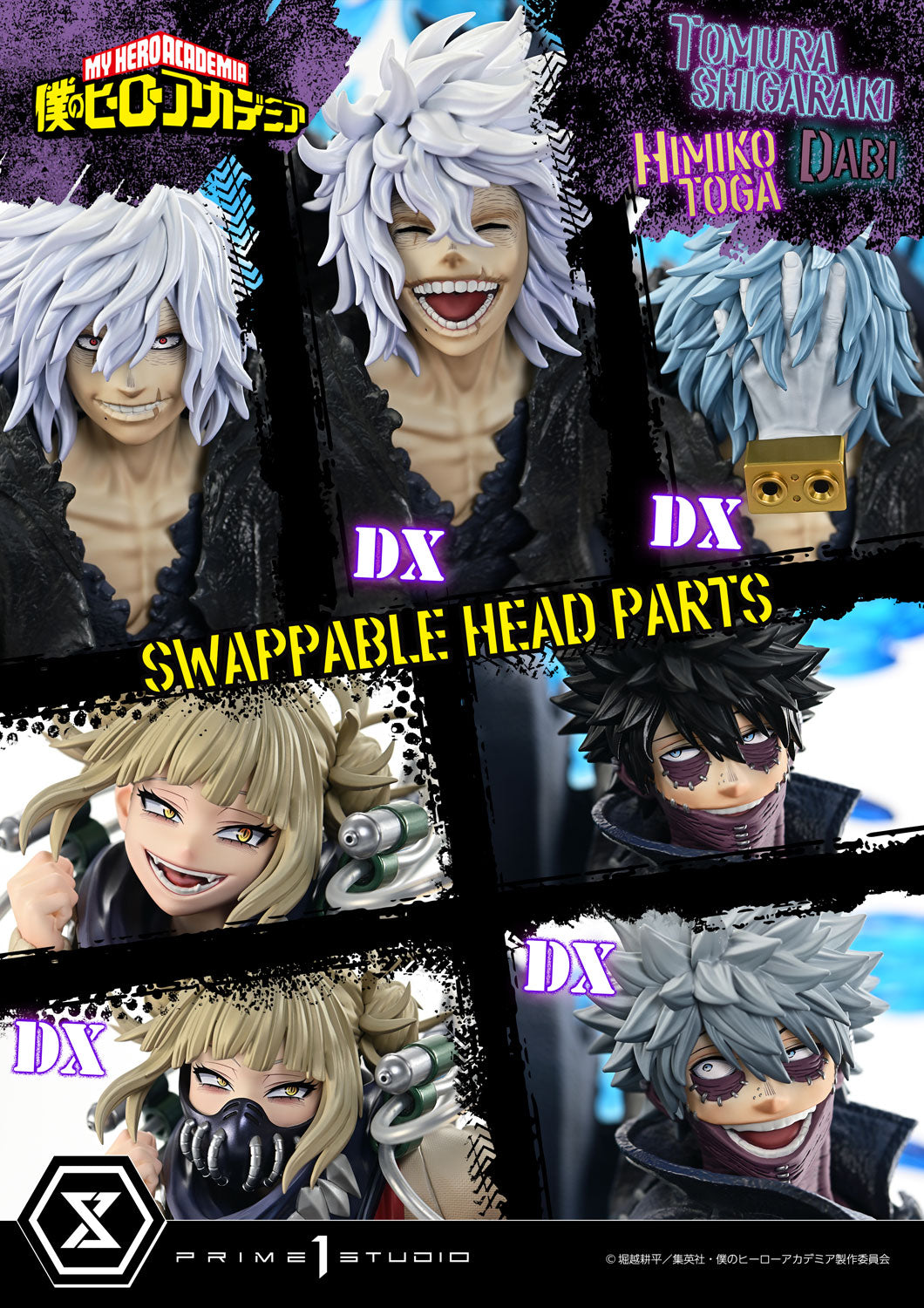 My Hero Academia Ultimate Premium Masterline Prime 1 Studio - Tomura Shigaraki - Dabi - Himiko Toga - DX Version