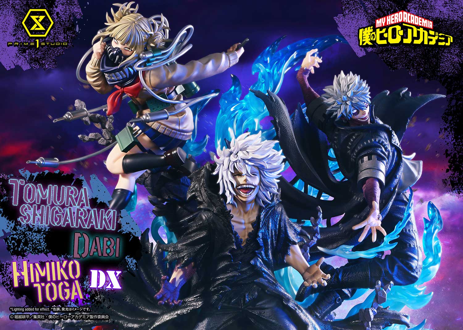 My Hero Academia Ultimate Premium Masterline Prime 1 Studio - Tomura Shigaraki - Dabi - Himiko Toga - DX Version