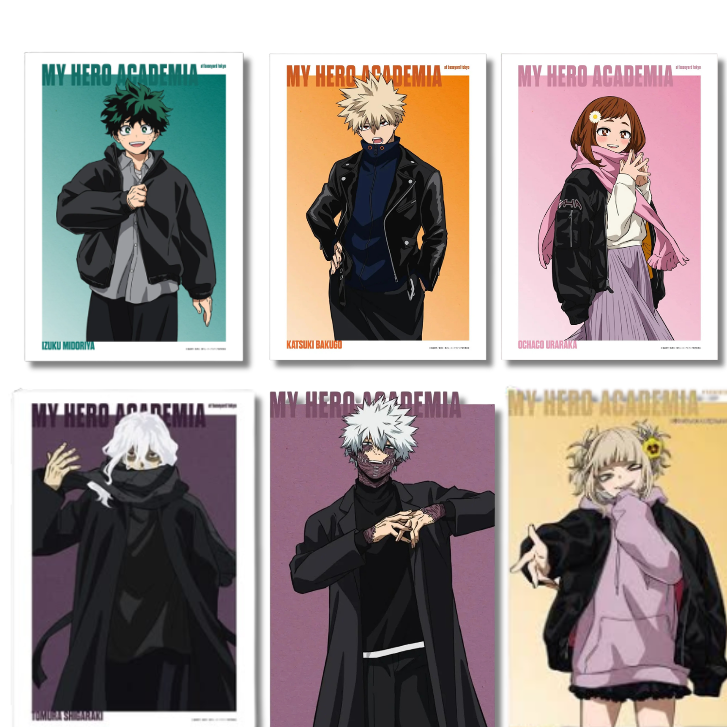 My Hero Academia x Baseyard Tokyo - A3 Clear Poster (6 Types