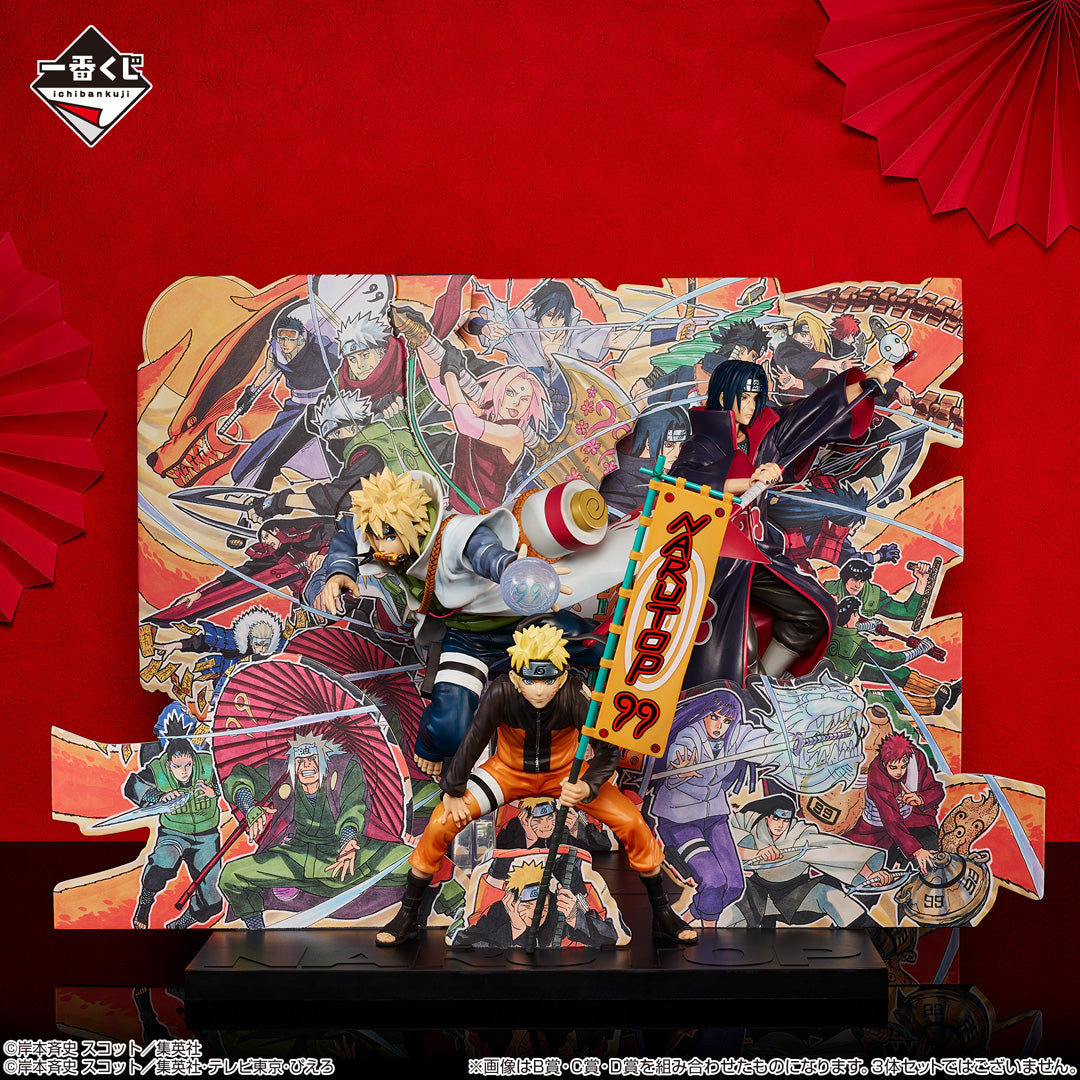 NARUTO ICHIBAN KUJI - NARUTOP99 - GORGEOUS SHINOBI EMAKI (D) ITACHI UCHIHA