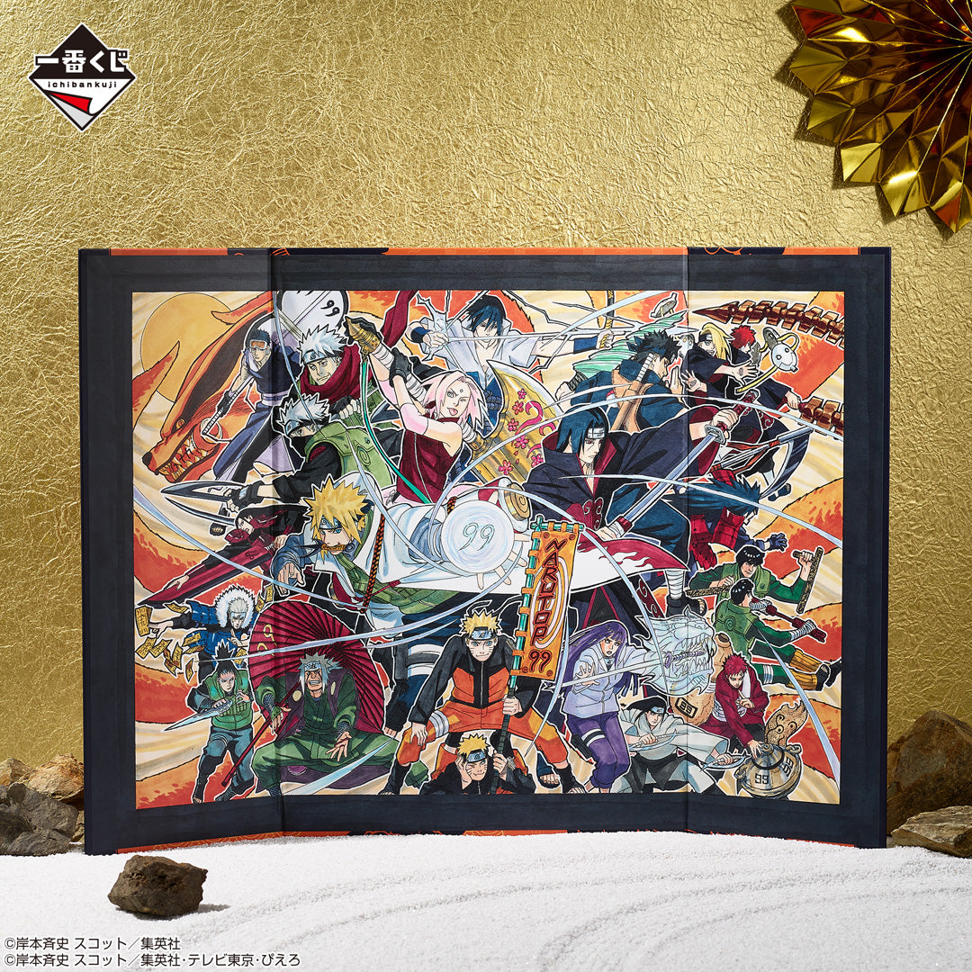 NARUTO ICHIBAN KUJI - NARUTOP99 - GORGEOUS SHINOBI EMAKI (A) VISUAL BOARD