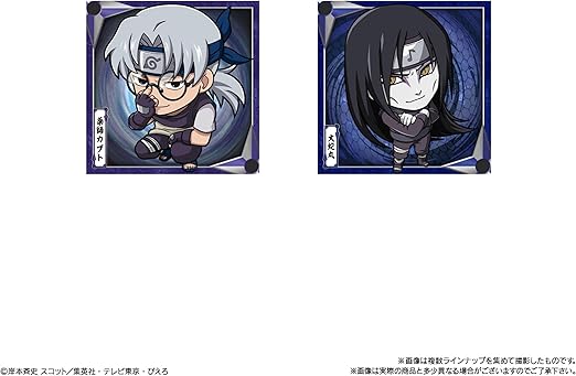 NARUTO SHIPPUDEN - NIFORMATION SHINOBI WORLD SEAL WAFERS VOL.2 20 PIECES BOX