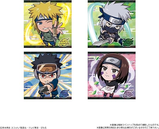 NARUTO SHIPPUDEN - NIFORMATION SHINOBI WORLD SEAL WAFERS VOL.2 20 PIECES BOX
