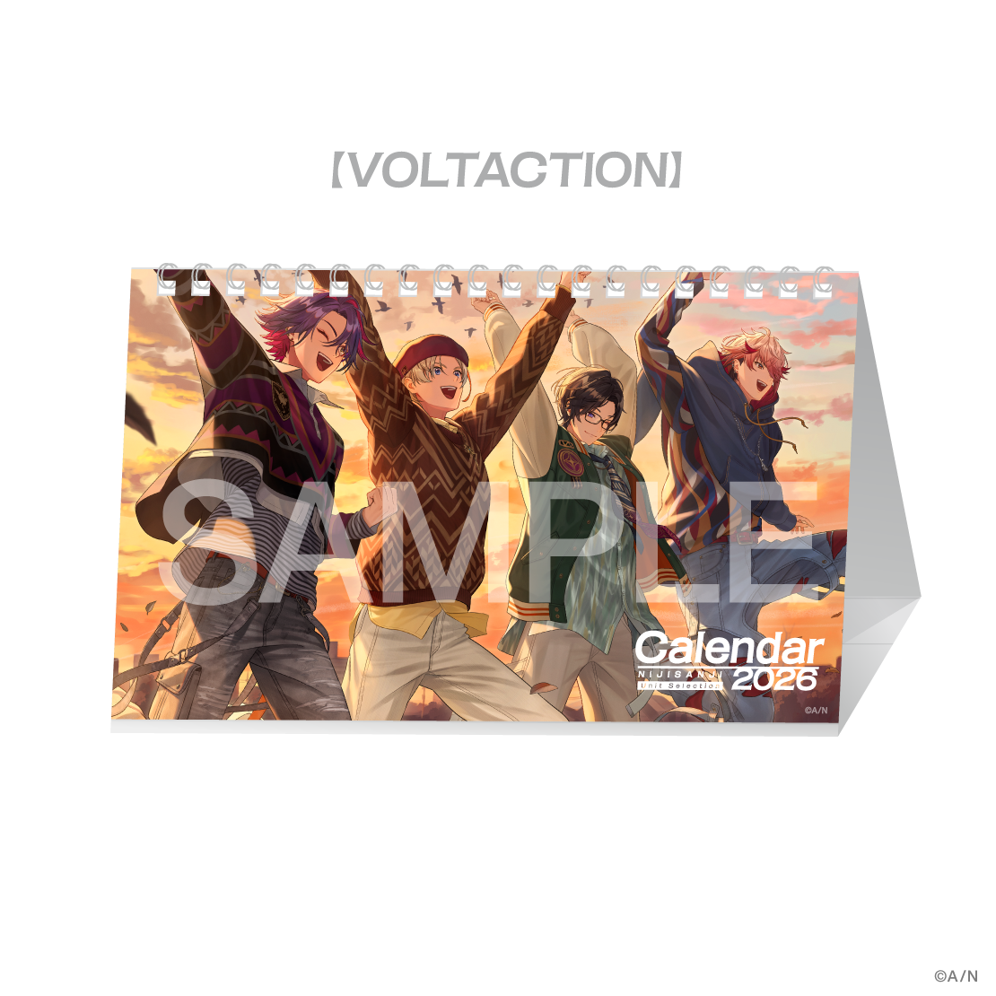 NIJISANJI - 2026 Desk Calendar (4 Types)