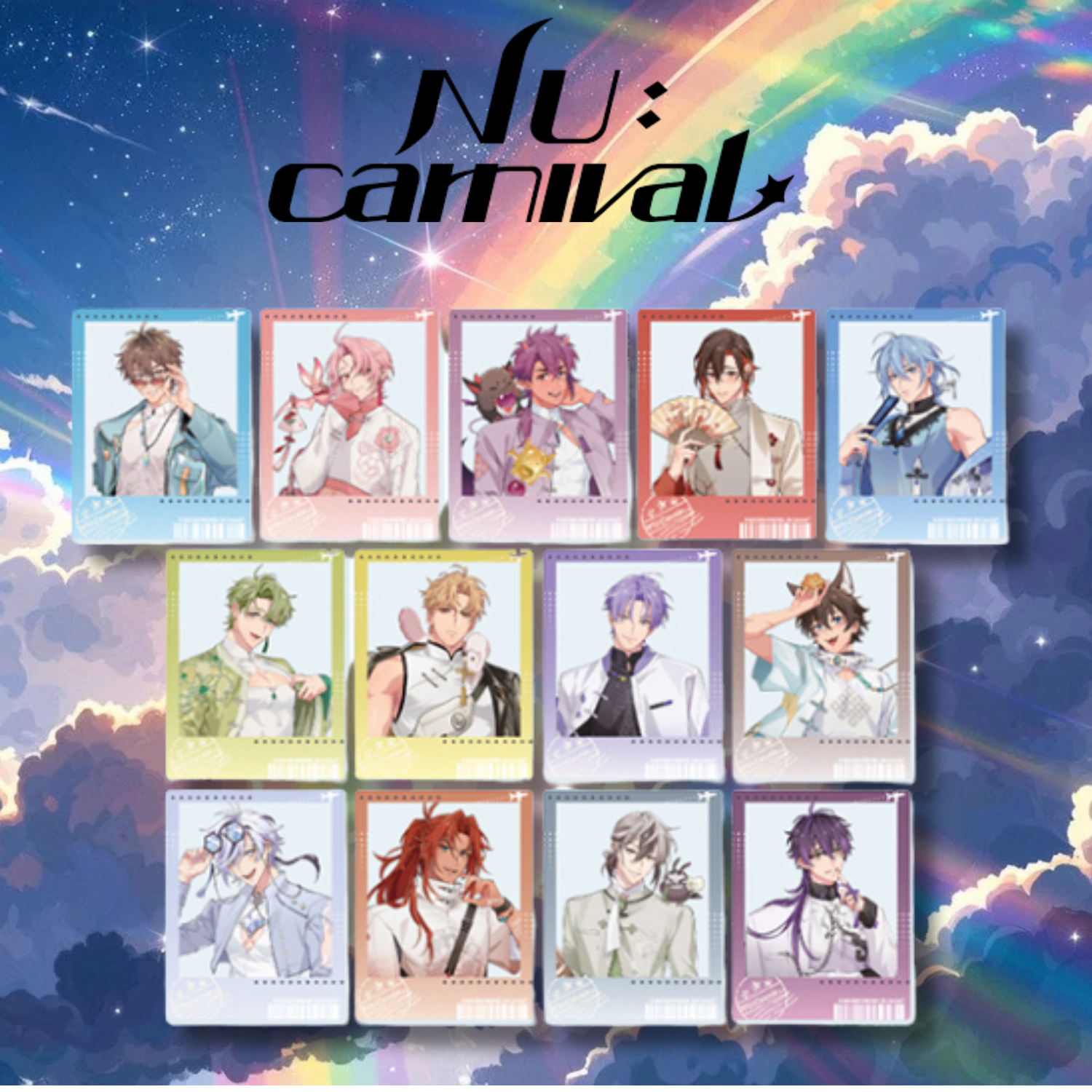 NU: Carnival Exhibition Dreamy Voyage - Acrylic Cards (Complete