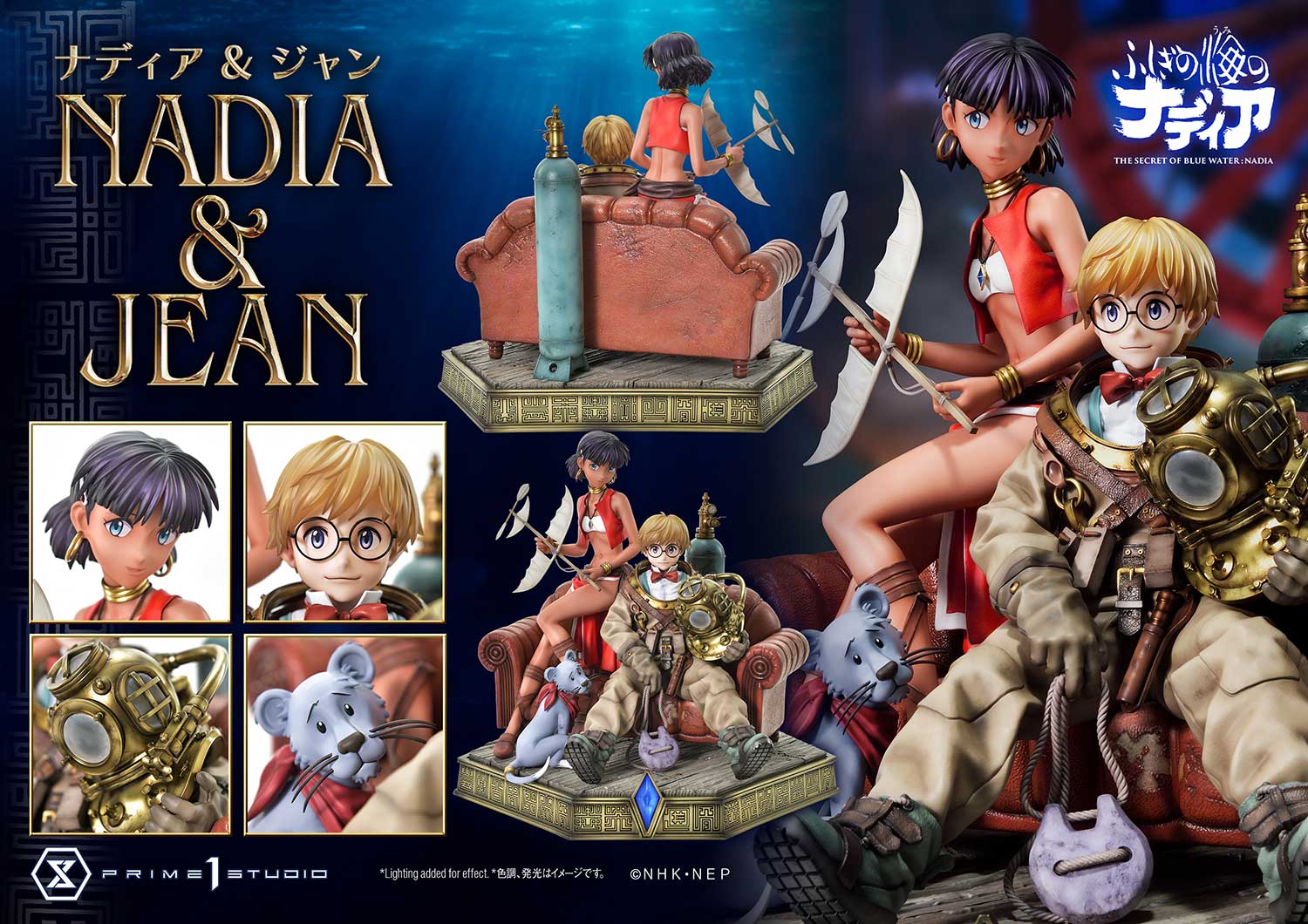 Nadia: The Secret of Blue Water Concept Masterline - Nadia & Jean