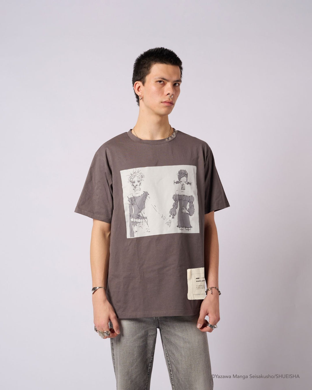 Nana x Addixy Collaboration - Nana & Hachi Graphic Tee (2 Types