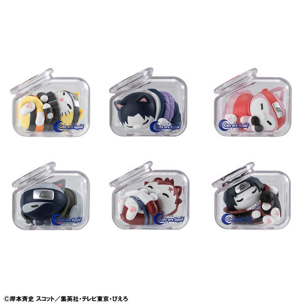 Naruto Shippuden Mega Cat Project - Cats Are Liquid Goodnight Nyarult! Complete Set of 6 Types