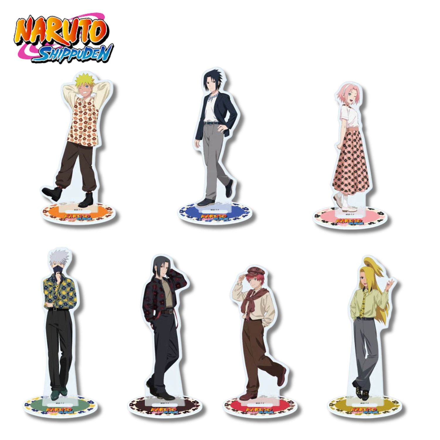 Naruto Shippuden - Acrylic Stand New Retro Ver (7 Types)