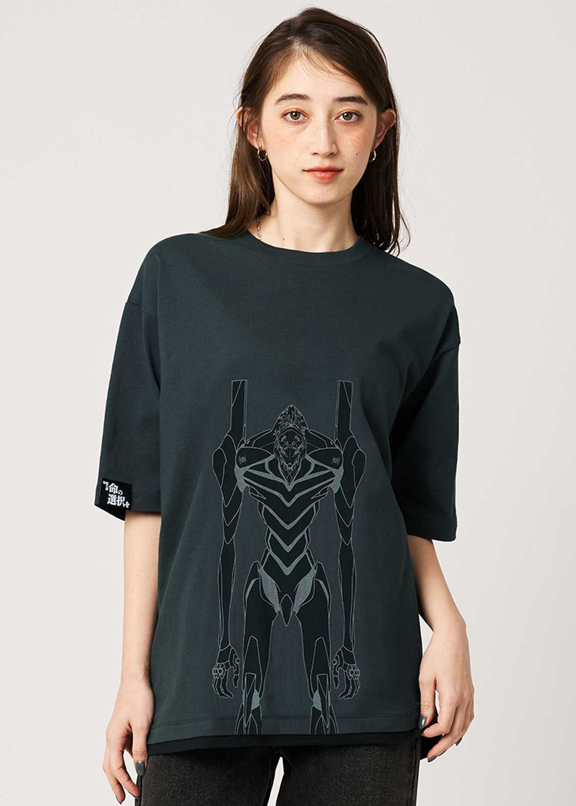 Neon Genesis Evangelion X Graniph Fashion Collection - Life and Death Decisions Big Silhouette T-Shirt