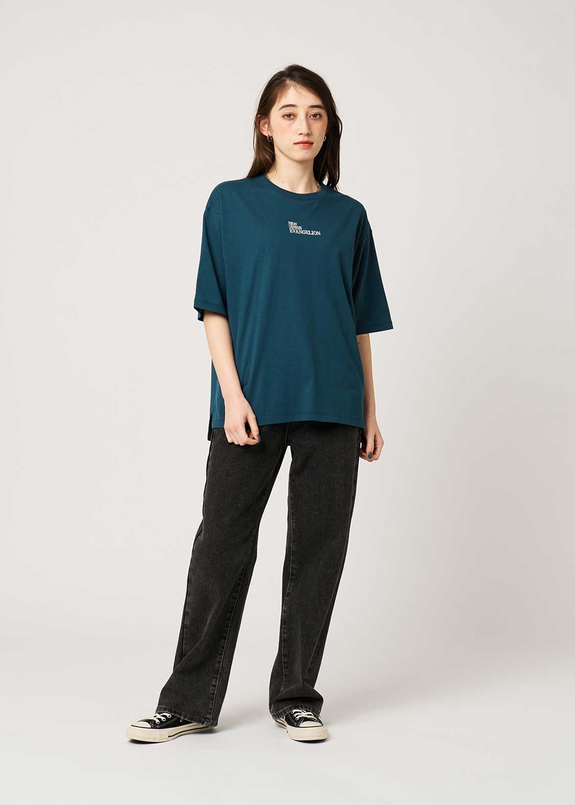 Neon Genesis Evangelion X Graniph Fashion Collection - To Be Continued Big Silhouette T-Shirt