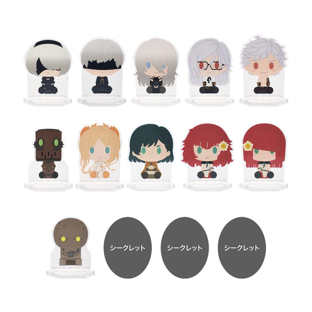 NieR ICHIBAN KUJI - NieR:Automata Ver1.1a - G PRIZE - Choconoko Acrylic Stand Complete Set 14 Pcs