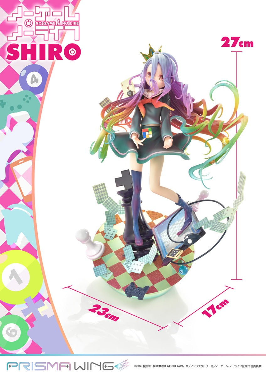 No Game No Life Prisma Wing Figure - Shiro