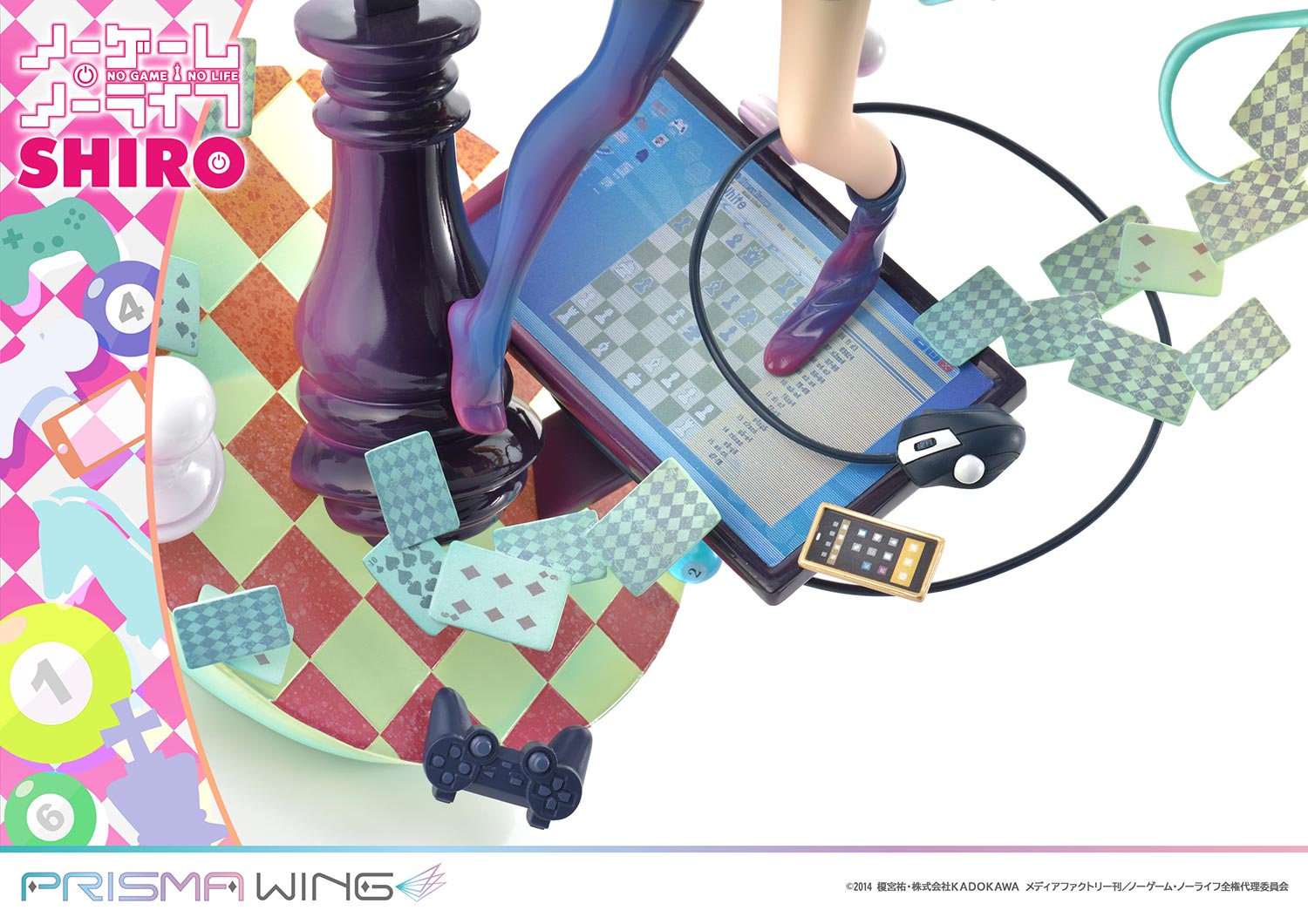 No Game No Life Prisma Wing Figure - Shiro