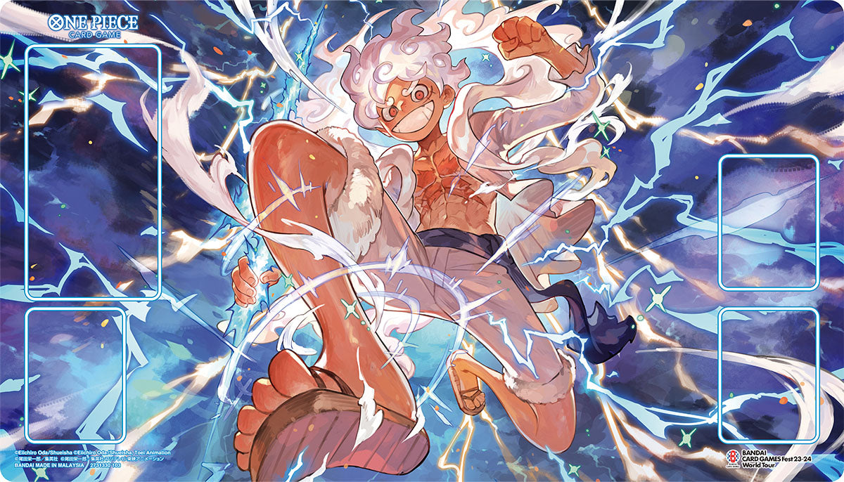 ONE PIECE CARD GAME - BANDAI CARD GAMES FEST 23-24 EDITION - OFFICIAL PLAYMAT GEAR 5