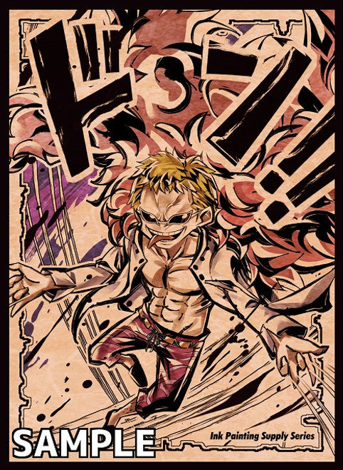 doflamingo card sleeves ONE PIECE CARD GAME - CARD SLEEVES INK PAINTING SUPPLY SERIES SUMI-E