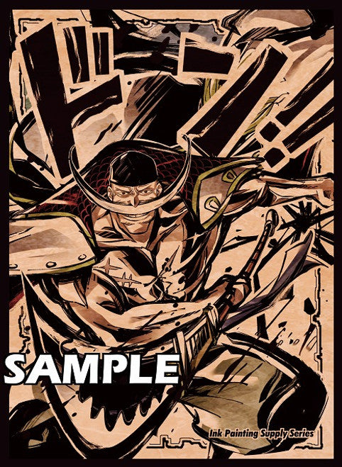 ONE PIECE CARD GAME - CARD SLEEVES INK PAINTING SUPPLY SERIES SUMI-E - WHITE BEARD