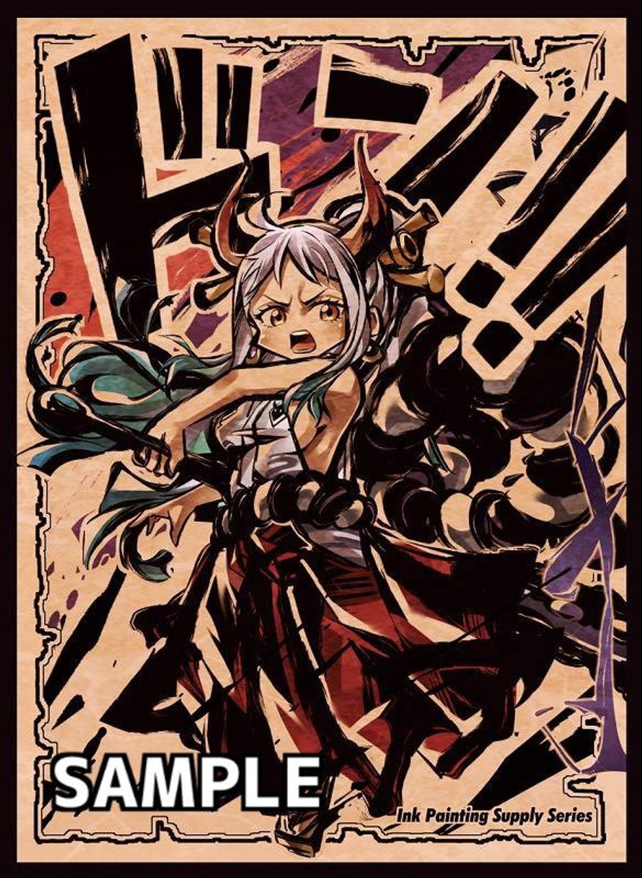 ONE PIECE CARD GAME - CARD SLEEVES INK PAINTING SUPPLY SERIES SUMI-E - YAMATO