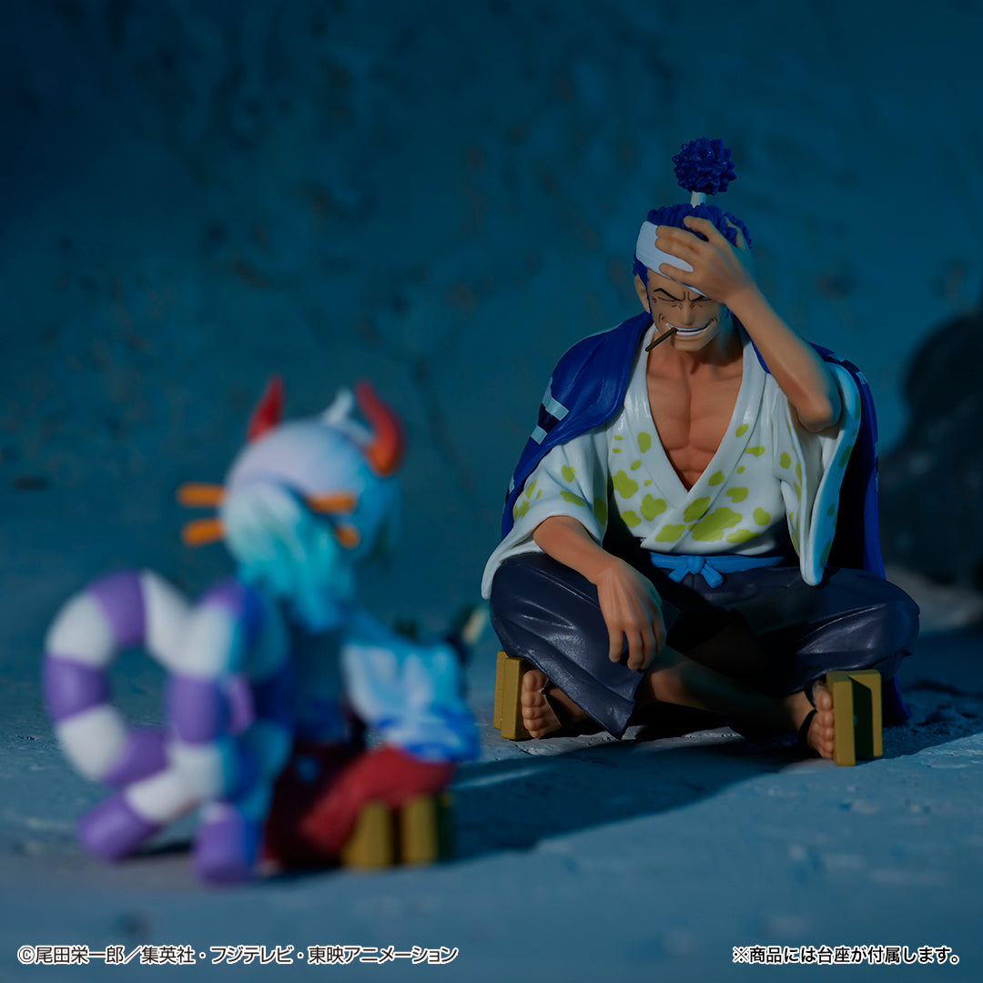 ONE PIECE FIGURE - ICHIBAN KUJI EMOTIONAL STORIES - PRIZE D - REVIBLE MOMENT - YAMATO AND SHIMOTSUKI USHIMARU -