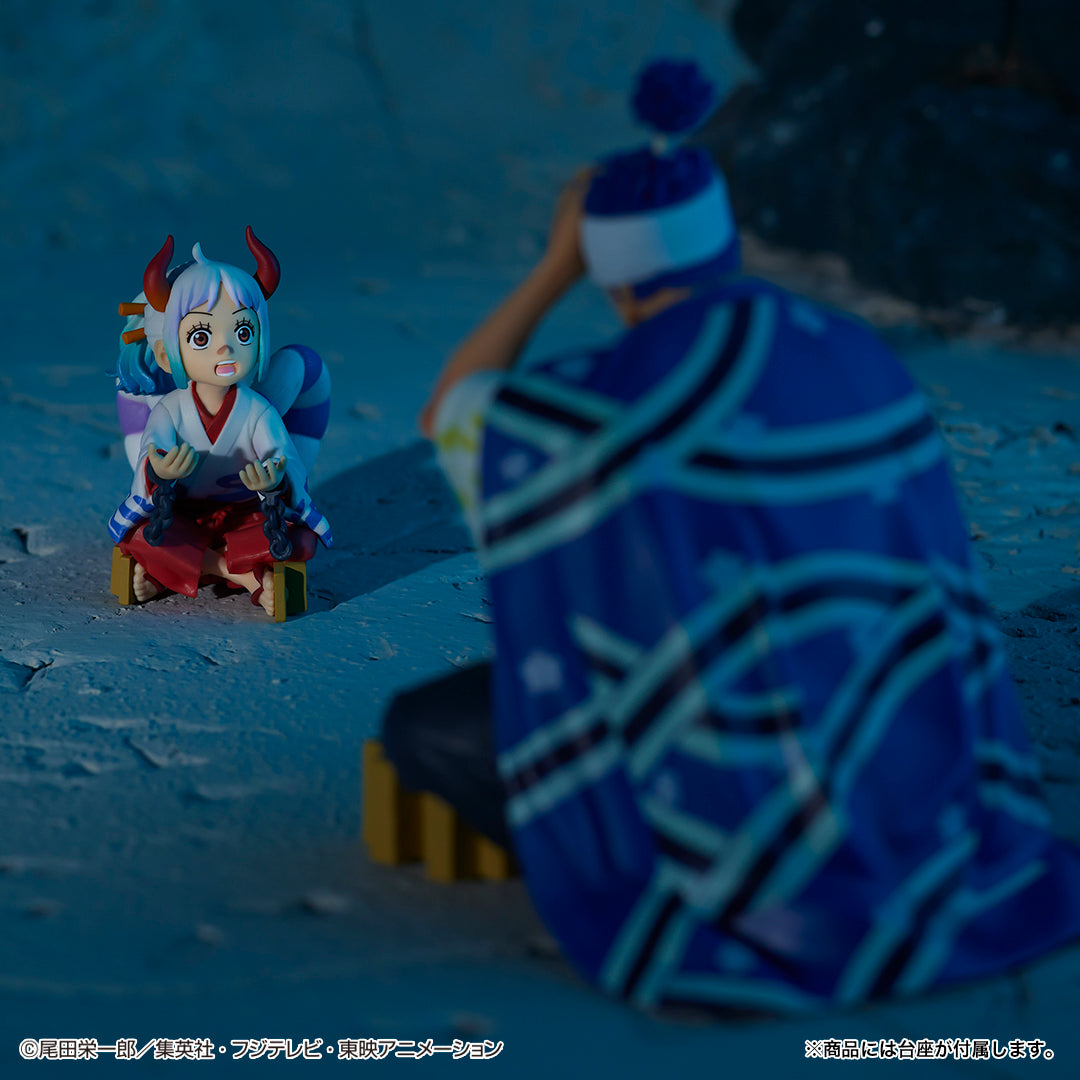 ONE PIECE FIGURE - ICHIBAN KUJI EMOTIONAL STORIES - PRIZE D - REVIBLE MOMENT - YAMATO AND SHIMOTSUKI USHIMARU -