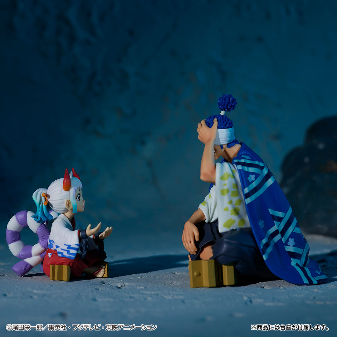 ONE PIECE FIGURE - ICHIBAN KUJI EMOTIONAL STORIES - PRIZE D - REVIBLE MOMENT - YAMATO AND SHIMOTSUKI USHIMARU -