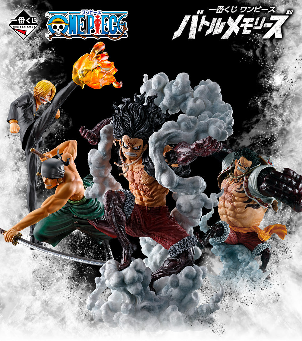 ONE PIECE FIGURE ICHIBAN KUJI BATTLE MEMORIES - A PRIZE - LUFFY GEAR 4 SNAKEMAN