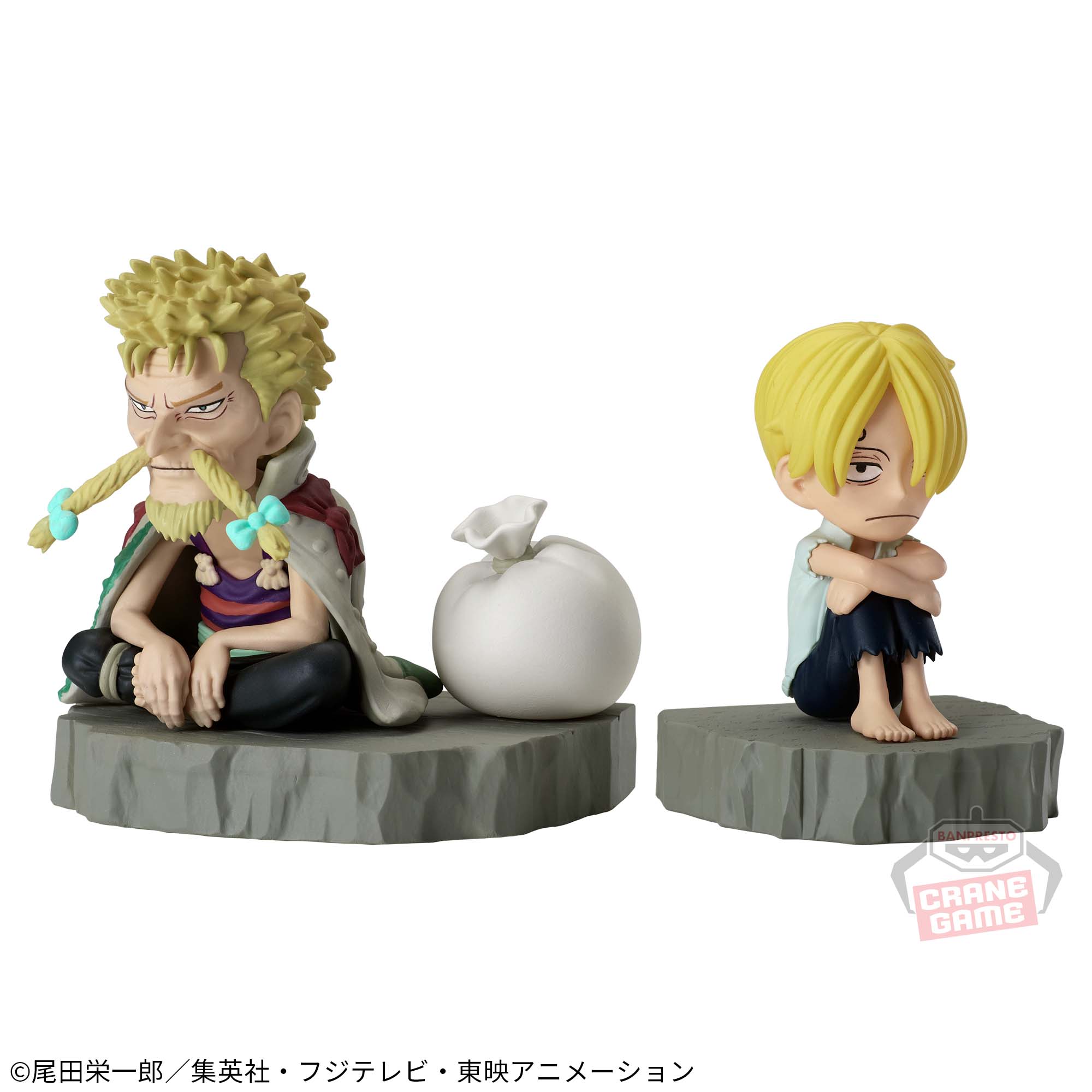 ONE PIECE WORLD COLLECTABLE FIGURE LOG STORIES -SANJI & ZEFF-
