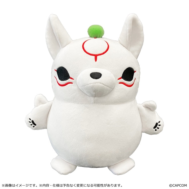 Okami 20th Anniversary Mochi Kawa Plush - Amaterasu [Pre-Order Sep