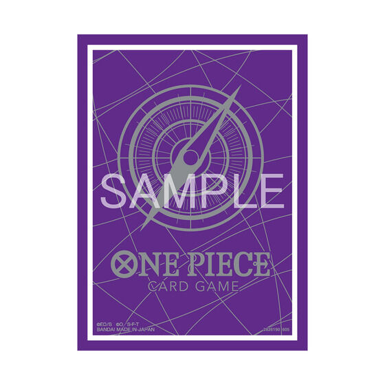 One Piece Card Game Official Limited Card Sleeves - BCGF 25-26 Standard Purple Silver