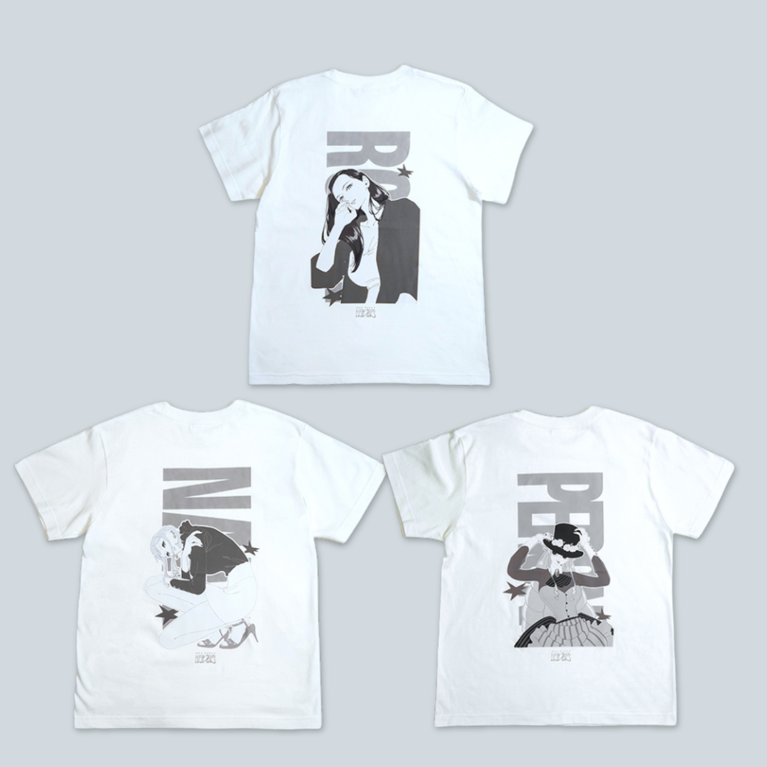 One Piece Heroine Collection - Double-Sided Print T-Shirt (3 Types