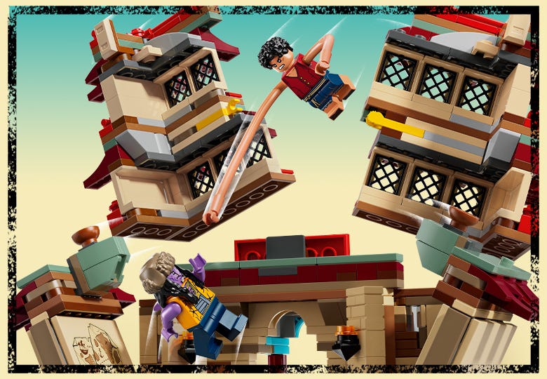 One Piece Lego - Battle of Arlong Park