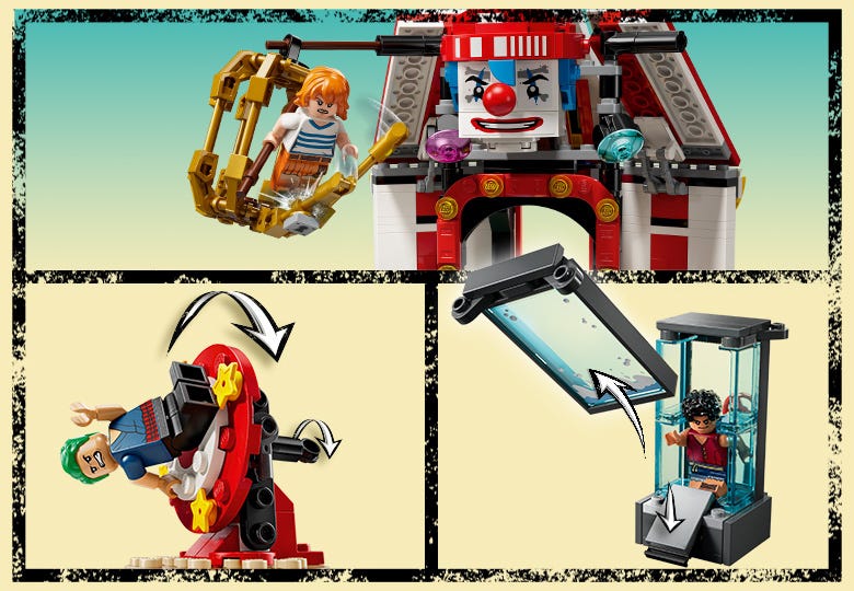 One Piece Lego - Clown Buggy Circus Tent
