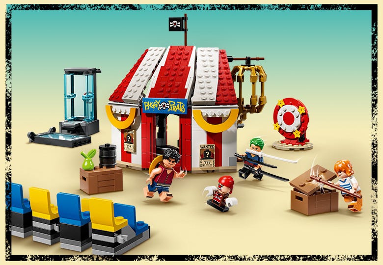 One Piece Lego - Clown Buggy Circus Tent