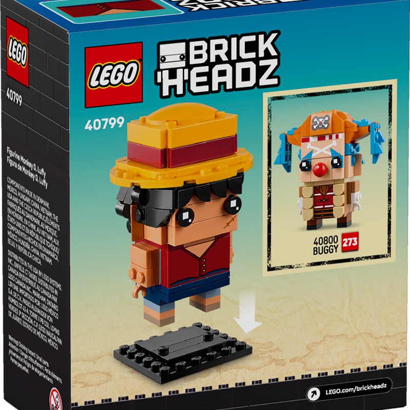 One Piece Lego - Monkey D. Luffy figure