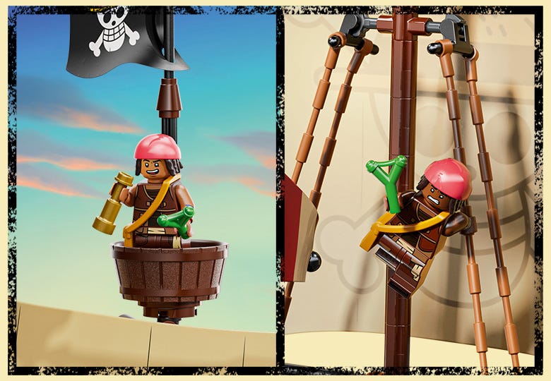 One Piece Lego - Pirate Ship Going Merry