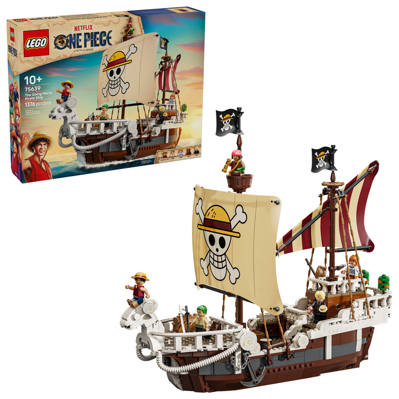 One Piece Lego - Pirate Ship Going Merry